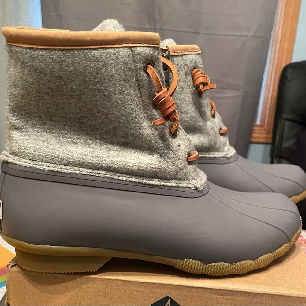 Sperry Saltwater Wool Duck Boot, 8.5